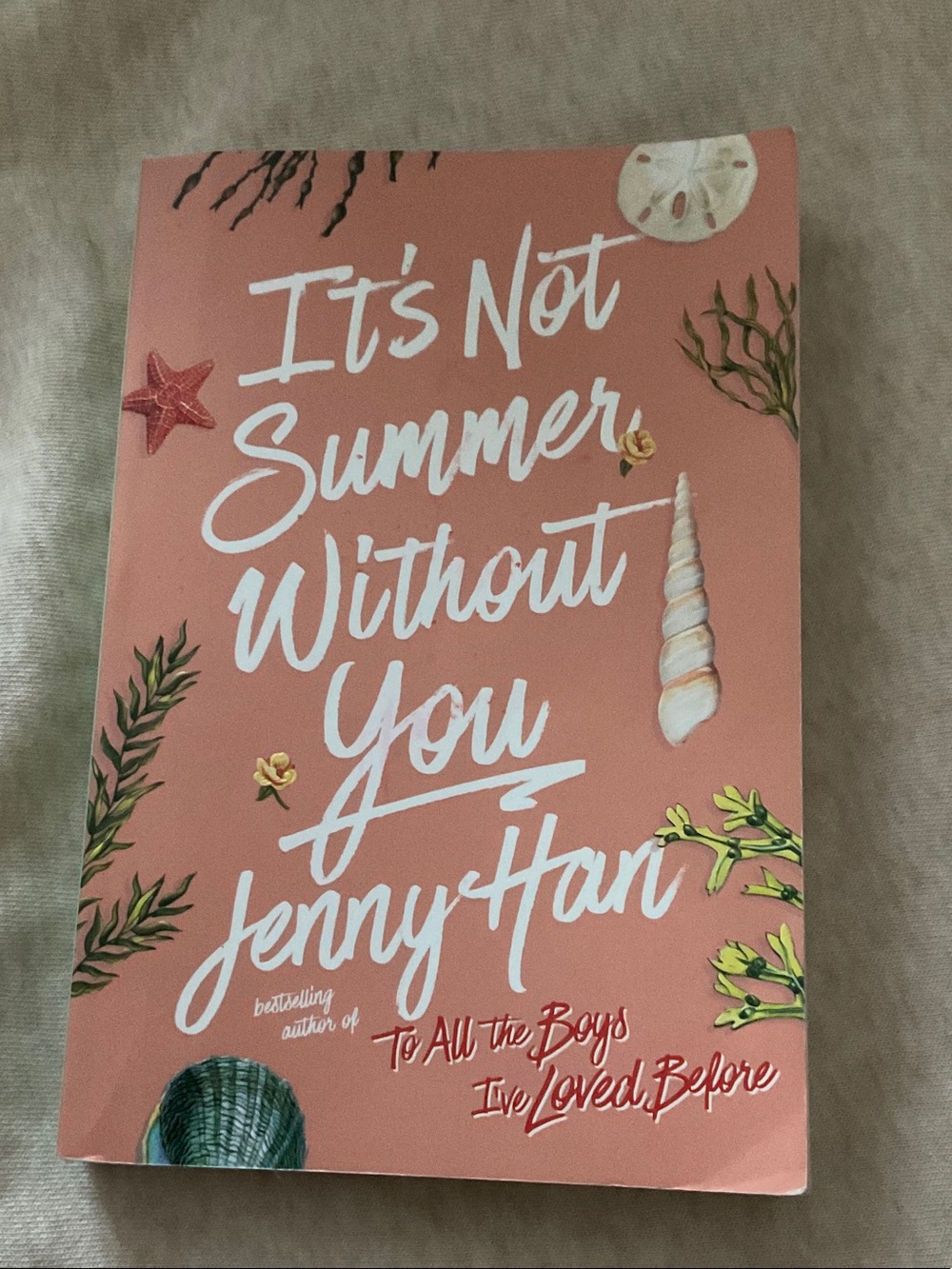 It's Not Summer Without You by Jenny Han - Coral Cover